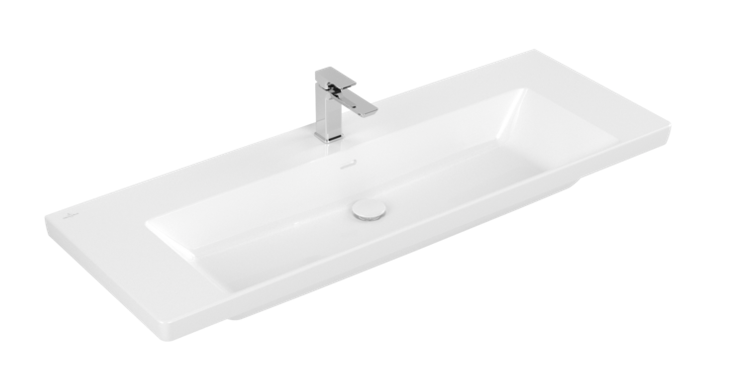 Villeroy&Boch Subway 3.0 umywalka meblowa 130x47 cm z 1 otworem bez przelewu weiss alpin 4A70D201