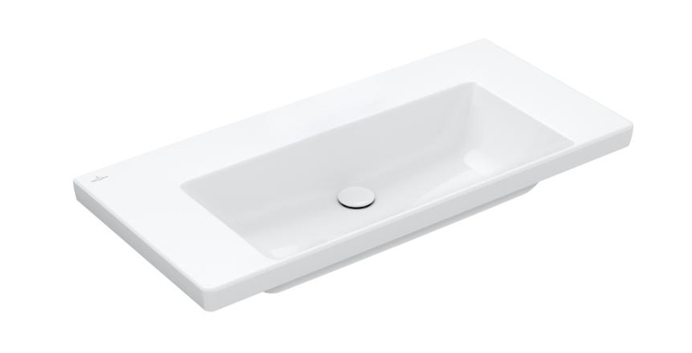 Villeroy&Boch Subway 3.0 umywalka meblowa 100x47 cm bez otworu i bez przelewu weiss alpin CeramicPlus 4A70A3R1