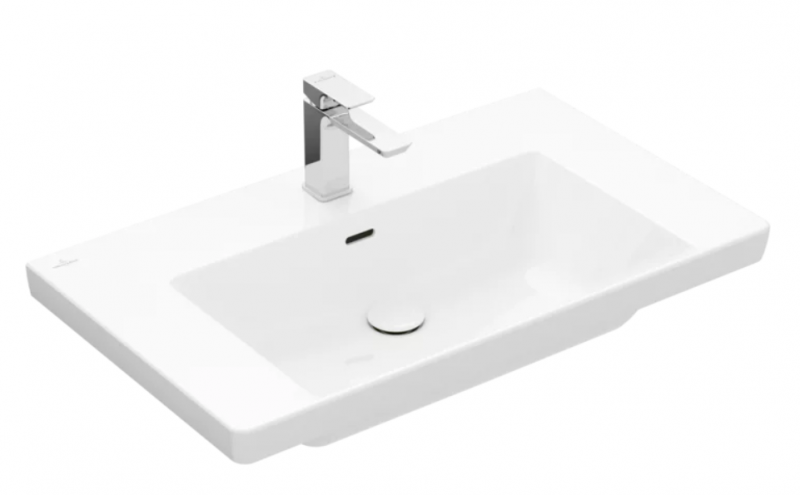Villeroy&Boch Subway 3.0 umywalka meblowa 80x47 cm z przelewem weiss alpin CeramicPlus 4A7080R1