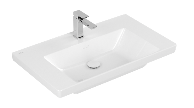 Villeroy&Boch Subway 3.0 umywalka meblowa 80x47 cm bez przelewu weiss alpin 4A708101
