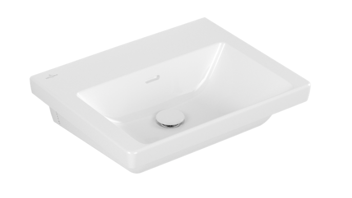 Villeroy&Boch Subway 3.0 umywalka meblowa 55x44 cm bez otworu Weiss Alpin CeramicPlus 4A70F6R1