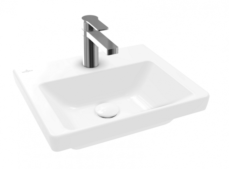 Villeroy&Boch Subway 3.0 umywalka wisząca 45x37 cm bez przelewu Weiss Alpin CeramicPlus 437046R1