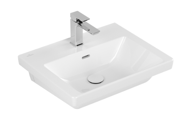 Villeroy&Boch Subway 3.0 umywalka meblowa 55x44 cm z przelewem Weiss Alpin 4A70F401