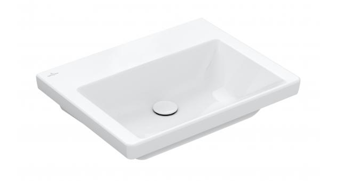 Villeroy&Boch Subway 3.0 umywalka meblowa szlifowana 60x47 cm bez otworu weiss alpin 4A706F01