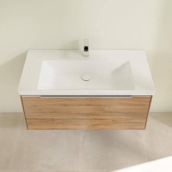 Villeroy&Boch Subway 3.0 umywalka meblowa 100x47 cm z otworem bez przelewu weiss alpin CeramicPlus 4A70A2R1