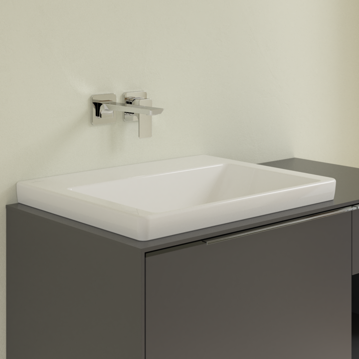 Villeroy&Boch Subway 3.0 umywalka meblowa szlifowana 60x47 cm bez otworu weiss alpin CeramicPlus 4A706FR1