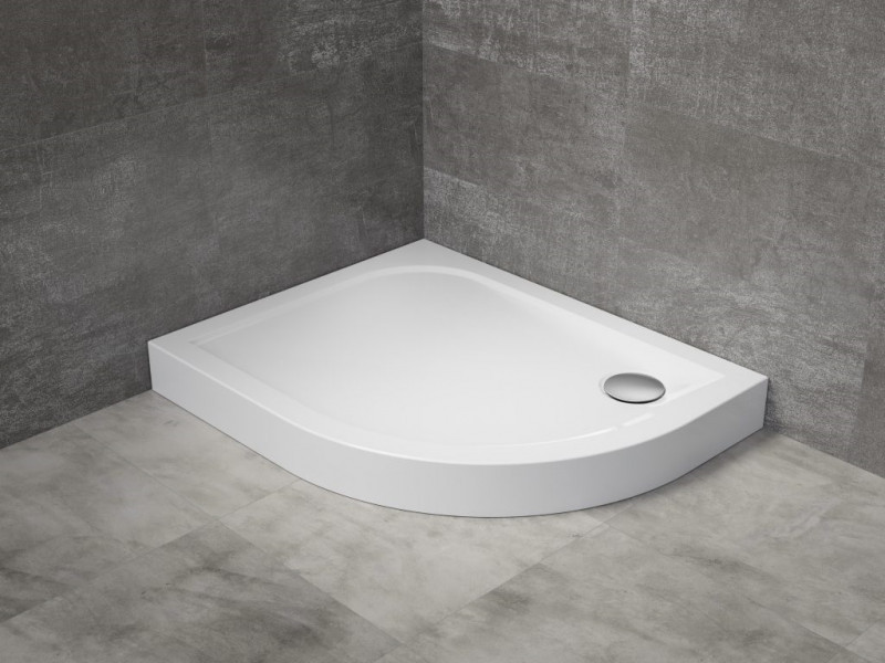 Radaway Delos E Compact brodzik półokrągły asymetryczny 100x80 lewy SDE1080-05L