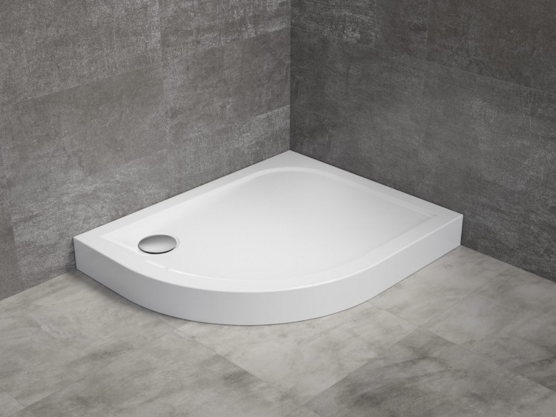 Radaway Delos E Compact brodzik półokrągły asymetryczny 100x80 prawy SDE1080-05R