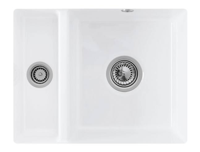 Villeroy&Boch Subway 60XU zlewozmywak ceramiczny 1,5 komory podwieszanej Weiss Alpin CeramicPlus 675801R1