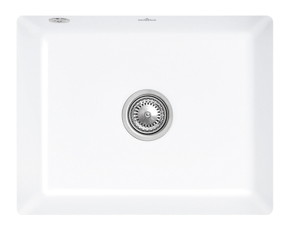 Villeroy&Boch Subway 60SU zlewozmywak ceramiczny 1 komora podwieszana Weiss Alpin CeramicPlus 331001R1