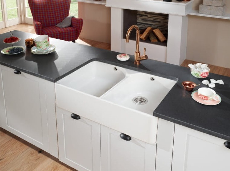 Villeroy&Boch Farmhouse 80X zlewozmywak ceramiczny 2 komory Weiss Alpin CeramicPlus 638001R1