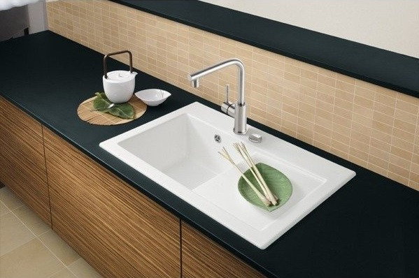 Villeroy&Boch Subway 45 zlewozmywak ceramiczny 1 komora z lewej strony Snow White CeramicPlus 677202KG