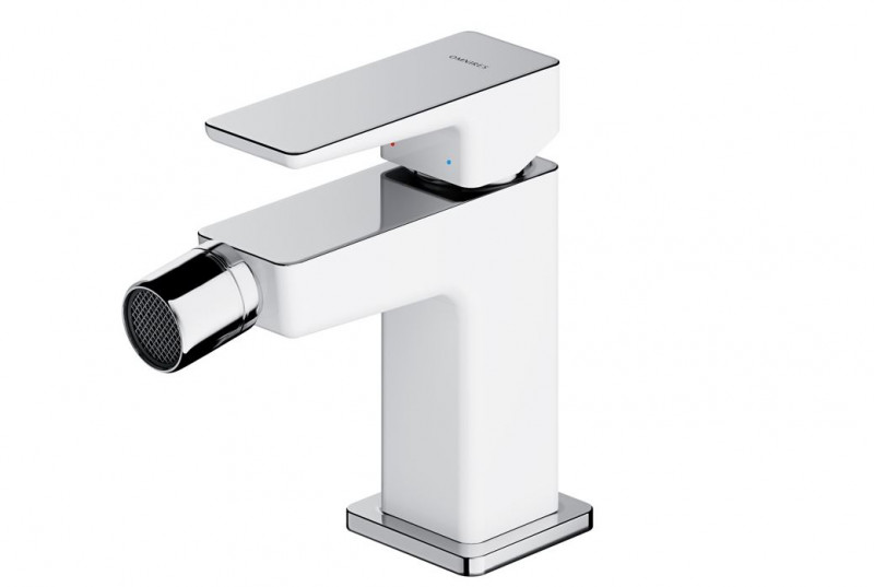 Omnires Parma bateria bidetowa biały chrom PM7420CRB