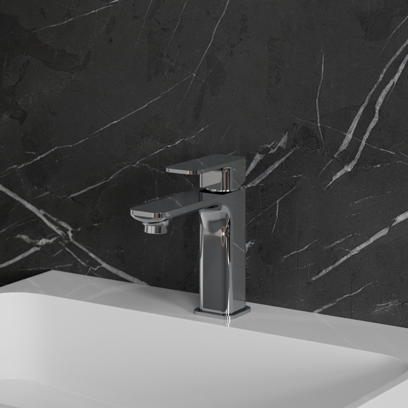 Omnires Apure bateria umywalkowa stojąca chrom AP2210CR