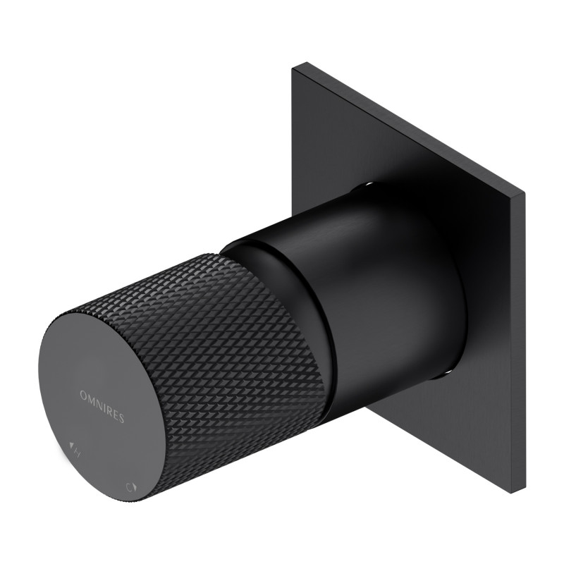 Omnires Contour bateria prysznicowa podtynkowa antracyt szczotkowany CT8045AT