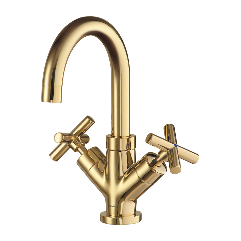 Omnires Modern bateria umywalkowa stojąca złota C301GL