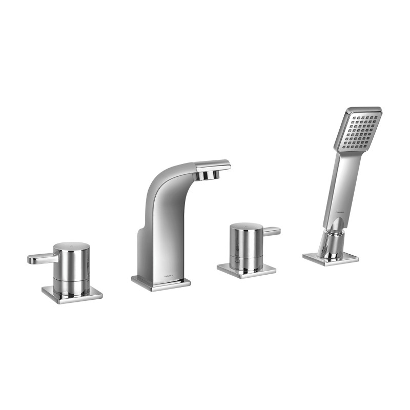 Omnires Darling bateria wannowa 4-otworowa kompletna chrom DA5032CR