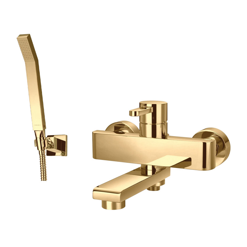 Omnires Darling bateria wannowa kompletna złoty DA5031GL