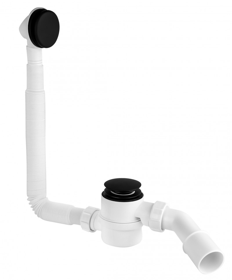 McAlpine syfon wannowy click-clack ( klik-klak ) czarny HC2600CL-MB