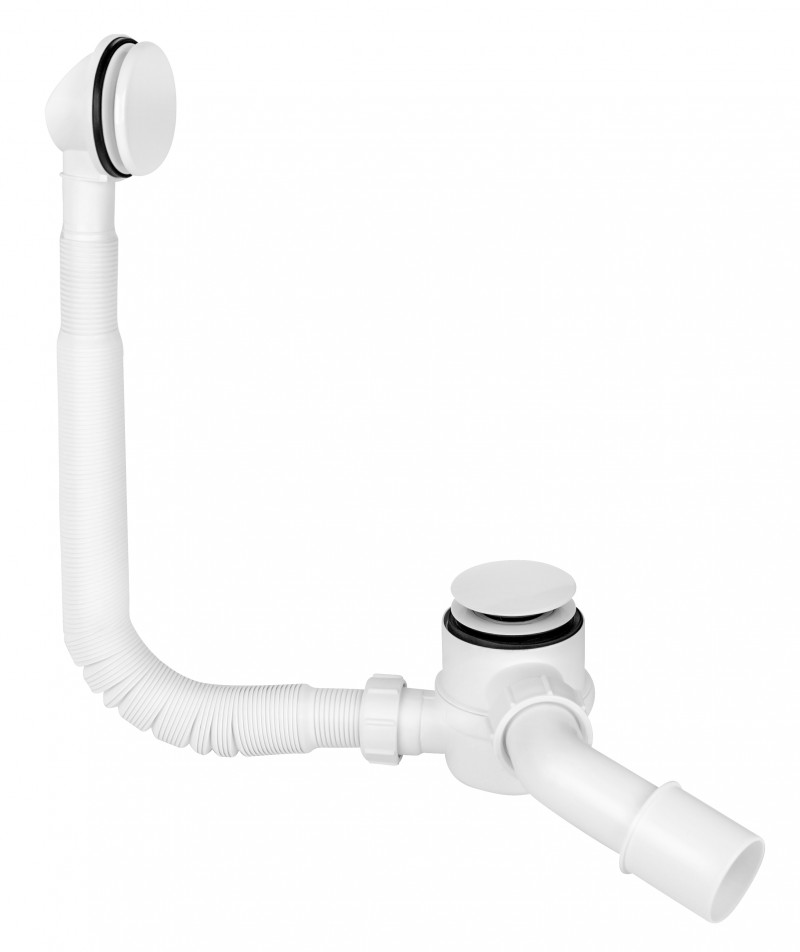 McAlpine syfon wannowy click-clack ( klik-klak ) biały HC2600CL-WH