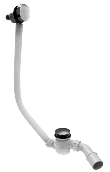 McAlpine syfon wannowy z napełnianiem click-clack ( klik-klak ) chrom połysk HCN2600CC-15MM