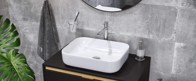 Actima Cori 51 umywalka nablatowa 51x40 biały CEAC.2401.WH