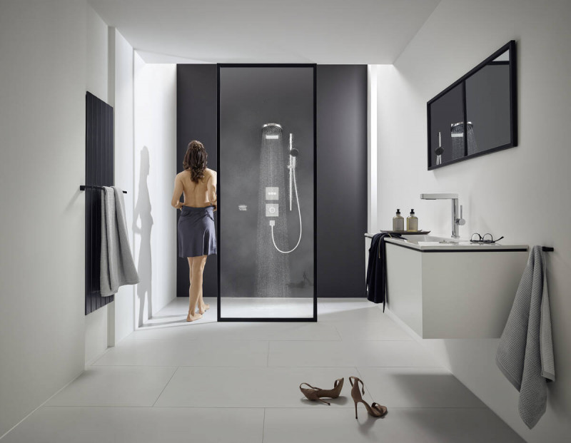 Hansgrohe Finoris 230 bateria umywalkowa z wyciąganą wylewką 2jet i korkiem klik-klak chrom połysk 76063000
