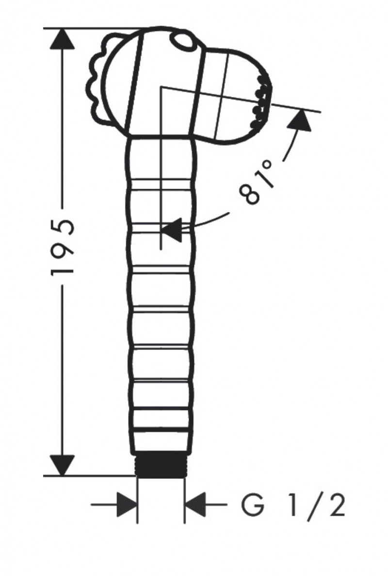Hansgrohe Jocolino Główka słuchawka prysznicowa dla dzieci Krokodyl 2jet 28788570