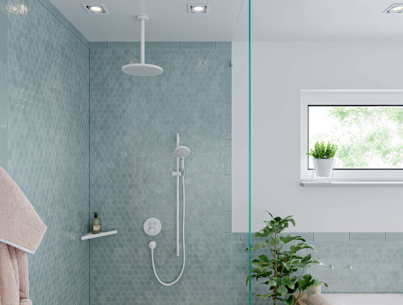 Hansgrohe AddStoris koszyk narożny wiszący biały matowy 41741700