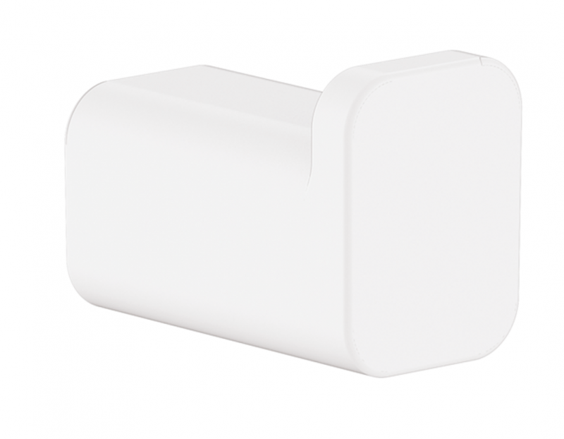 Hansgrohe AddStoris haczyk wieszak na ręcznik pojedynczy biały matowy 41742700