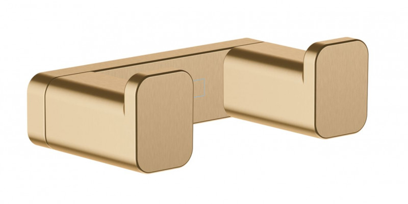 Hansgrohe AddStoris haczyk wieszak na ręcznik podwójny brąz szczotkowany 41755140