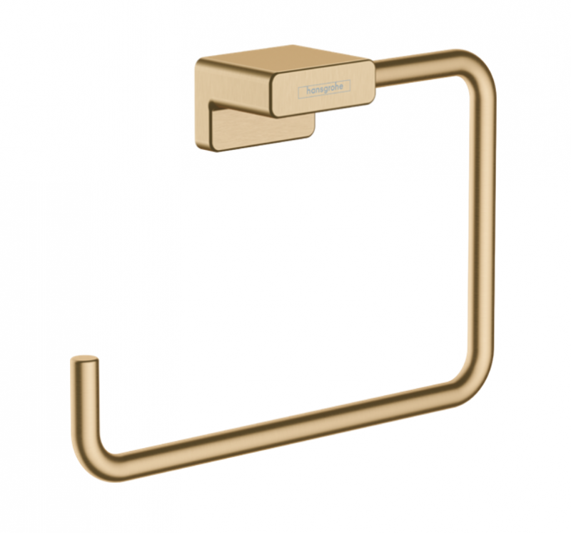 Hansgrohe AddStoris wieszak na ręcznik typu Ring brąz szczotkowany 41754140
