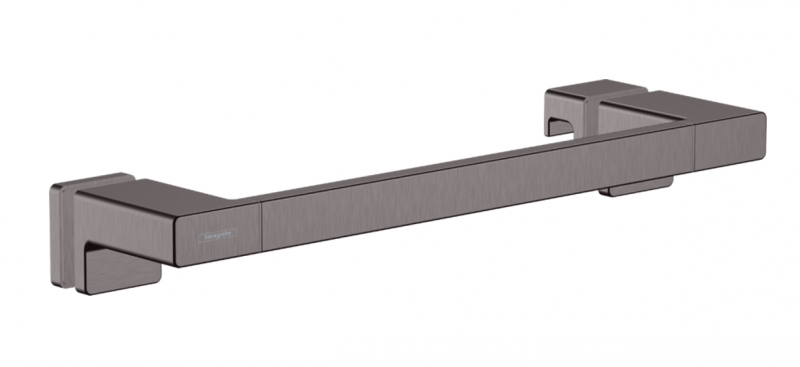 Hansgrohe AddStoris uchwyt na drzwi/kabinę prysznicową czarny chrom szczotkowany 41759340