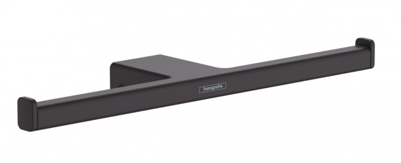 Hansgrohe AddStoris uchwyt na dwie rolki papieru toaletowego czarny matowy 41748670