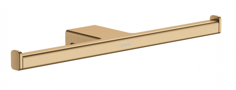 Hansgrohe AddStoris uchwyt na dwie rolki papieru toaletowego brąz szczotkowany 41748140