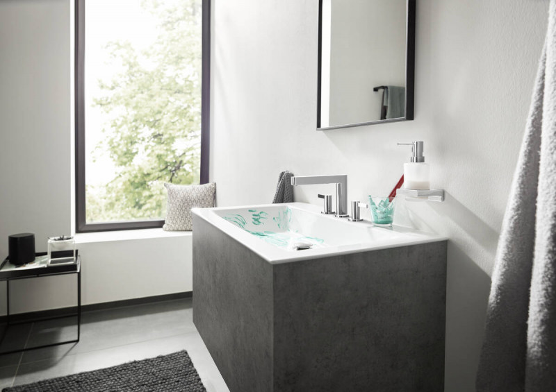 Hansgrohe AddStoris dozownik do mydła w płynie wiszący szkło matowe/chrom połysk 41745000