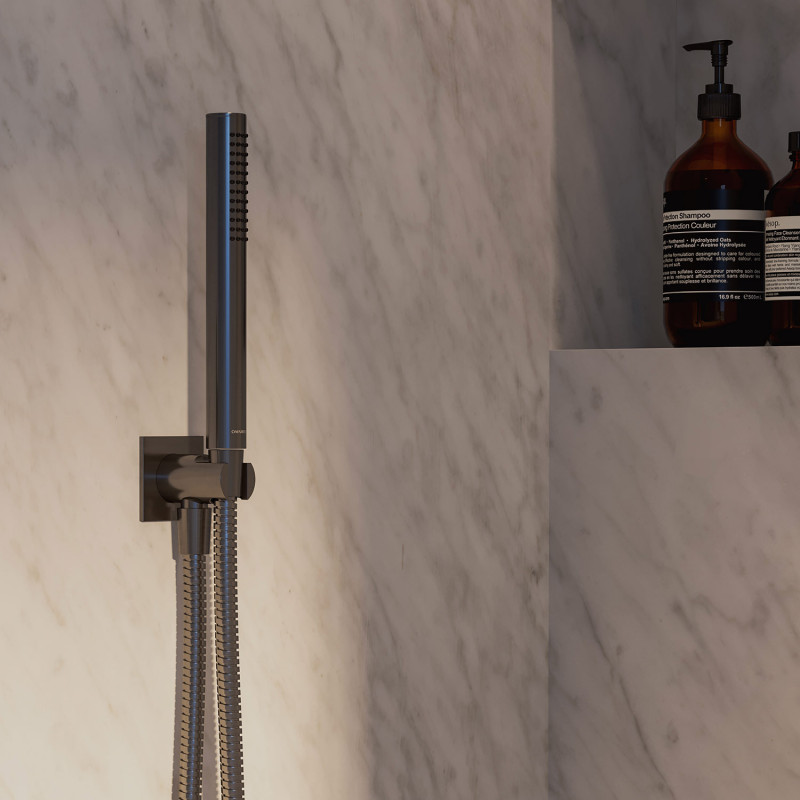 Omnires Contour rączka prysznicowa okrągła antracyt CONTOUR-RAT