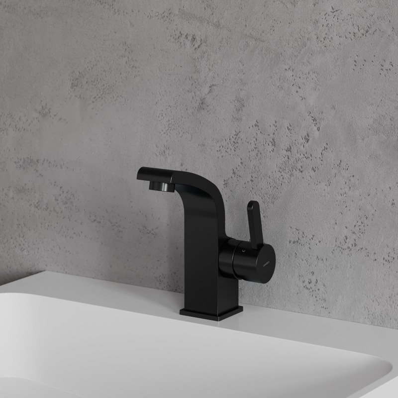 Omnires Darling bateria umywalkowa stojąca czarna DA5010BL