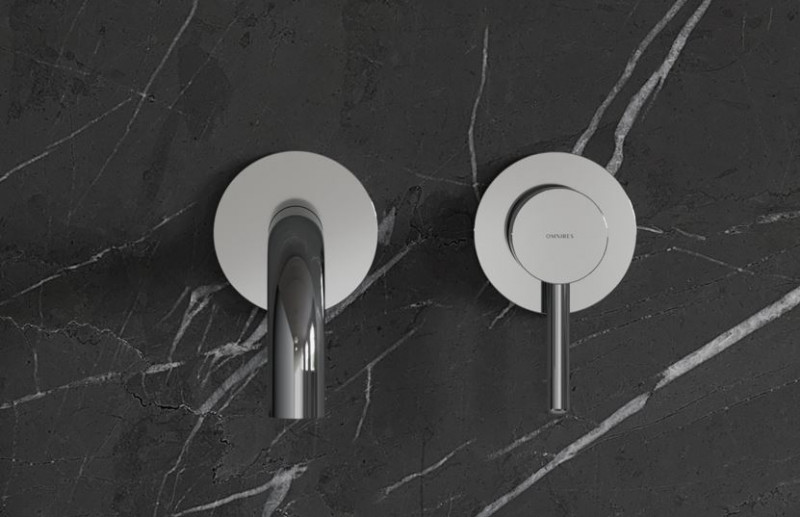 Omnires Y bateria umywalkowa podtynkowa 20,5 cm chrom Y1215CR