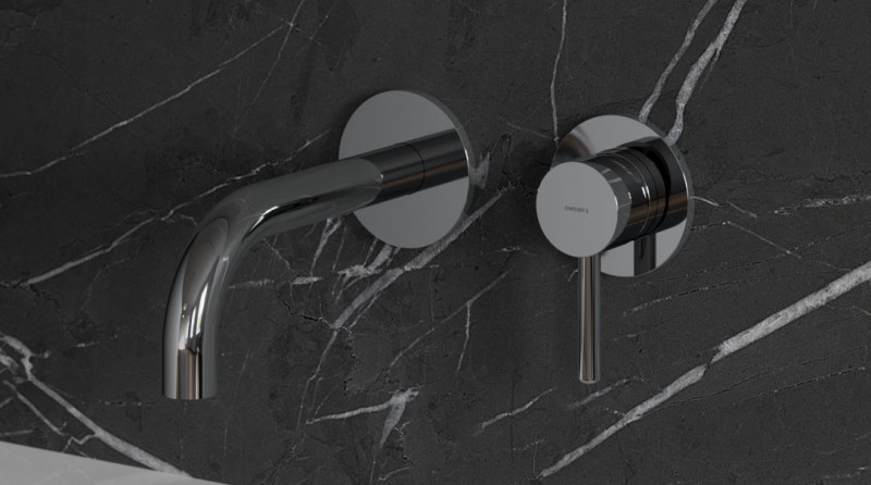 Omnires Y bateria umywalkowa podtynkowa 20,5 cm chrom Y1215CR