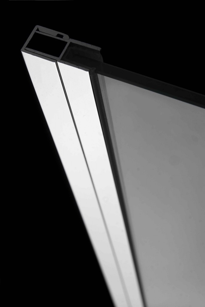 Radaway Carrena DWB drzwi do wnęki składane 90 cm lewe chrom przeźroczyste Easy Clean 134502-01-01NL