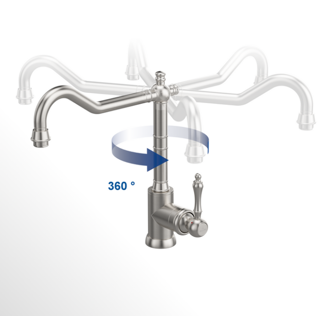 Villeroy&Boch Avia 2.0 bateria kuchenna retro stal szczotkowana 924000LC