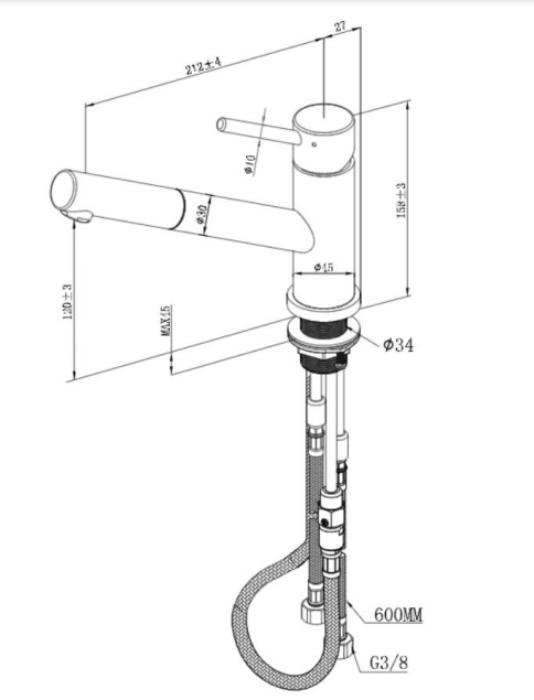 Villeroy&Boch Como Shower bateria kuchenna z wyciąganą wylewką stal szczotkowana 925200LC