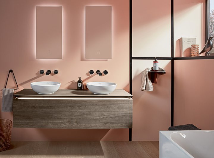 Villeroy&Boch Loop&Friends umywalka stawiana na blat 38x38 cm biała Weiss Alpin CeramicPlus 4A4501R1