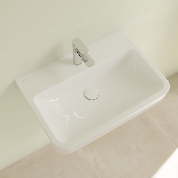Villeroy&Boch O.Novo umywalka wisząca bez przelewu 65x46 cm biała Weiss Alpin 4A416601