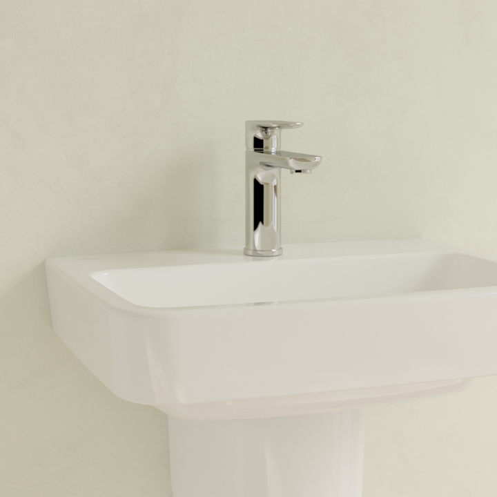 Villeroy&Boch O.Novo umywalka wisząca bez przelewu 50x37 cm biała Weiss Alpin 43445101