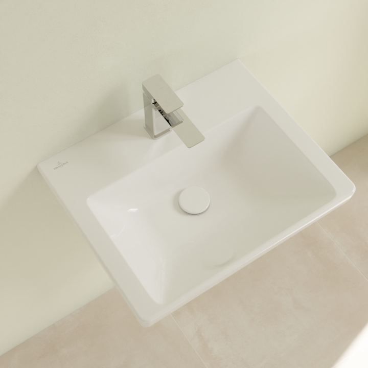 Villeroy&Boch Subway 3.0 umywalka wisząca 55x44 cm bez przelewu Weiss Alpin 4A705601