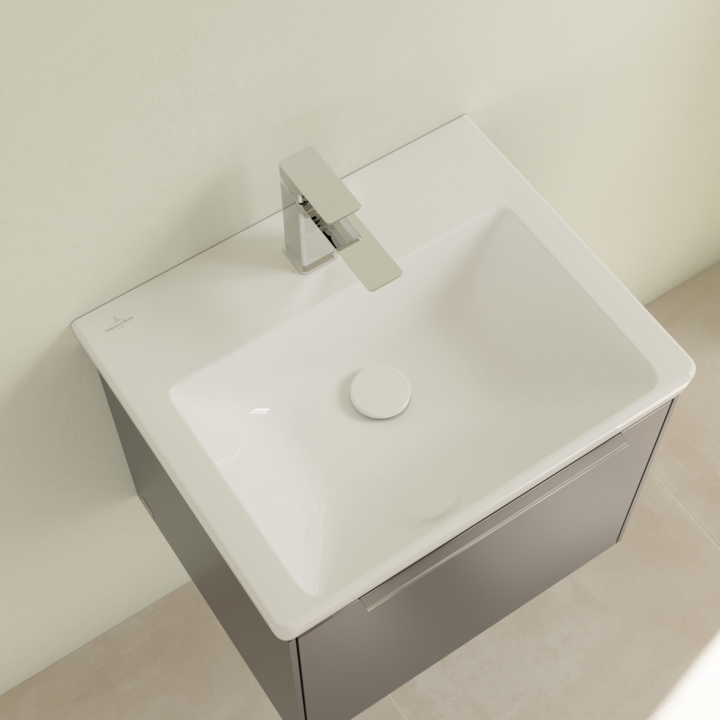 Villeroy&Boch Subway 3.0 umywalka meblowa 55x44 cm bez przelewu Weiss Alpin CeramicPlus 4A70F5R1