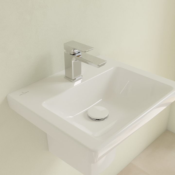 Villeroy&Boch Subway 3.0 umywalka wisząca 45x37 cm bez przelewu Weiss Alpin 43704601