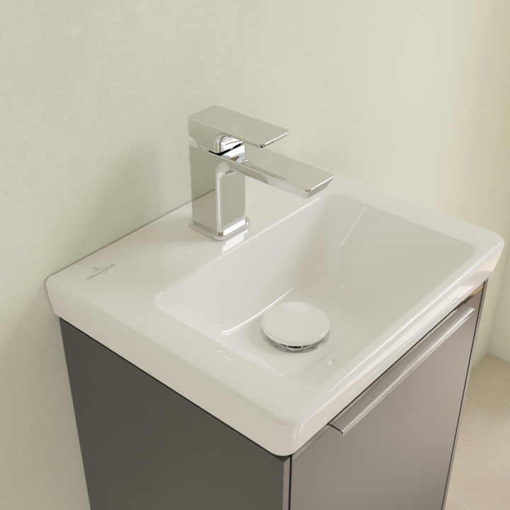 Villeroy&Boch Subway 3.0 umywalka meblowa 37x30,5 cm bez przelewu Weiss Alpin CeramicPlus 437038R1